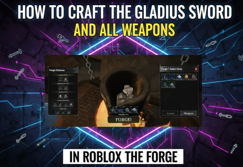 The Ultimate Guide to Crafting the Gladius Sword in Roblox The Forge